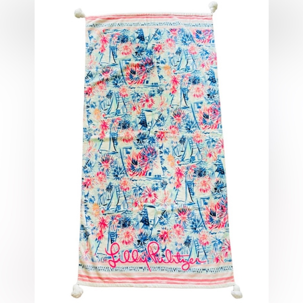 NWT Lily Pulitzer “ Sea to shining sea” beach towels